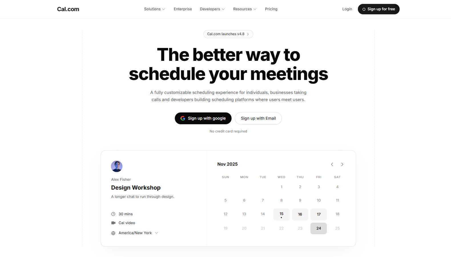 Preview Cal.com